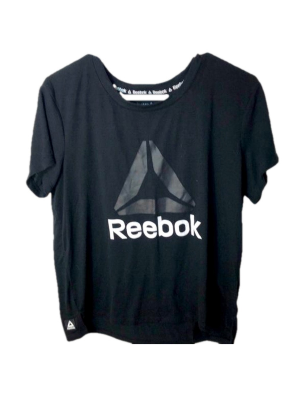 Reebok black athletic workout running T-shirt Medium